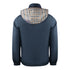 Aquascutum Plain Navy Blue Hide Hood Lightweight Jacket Jk007 11